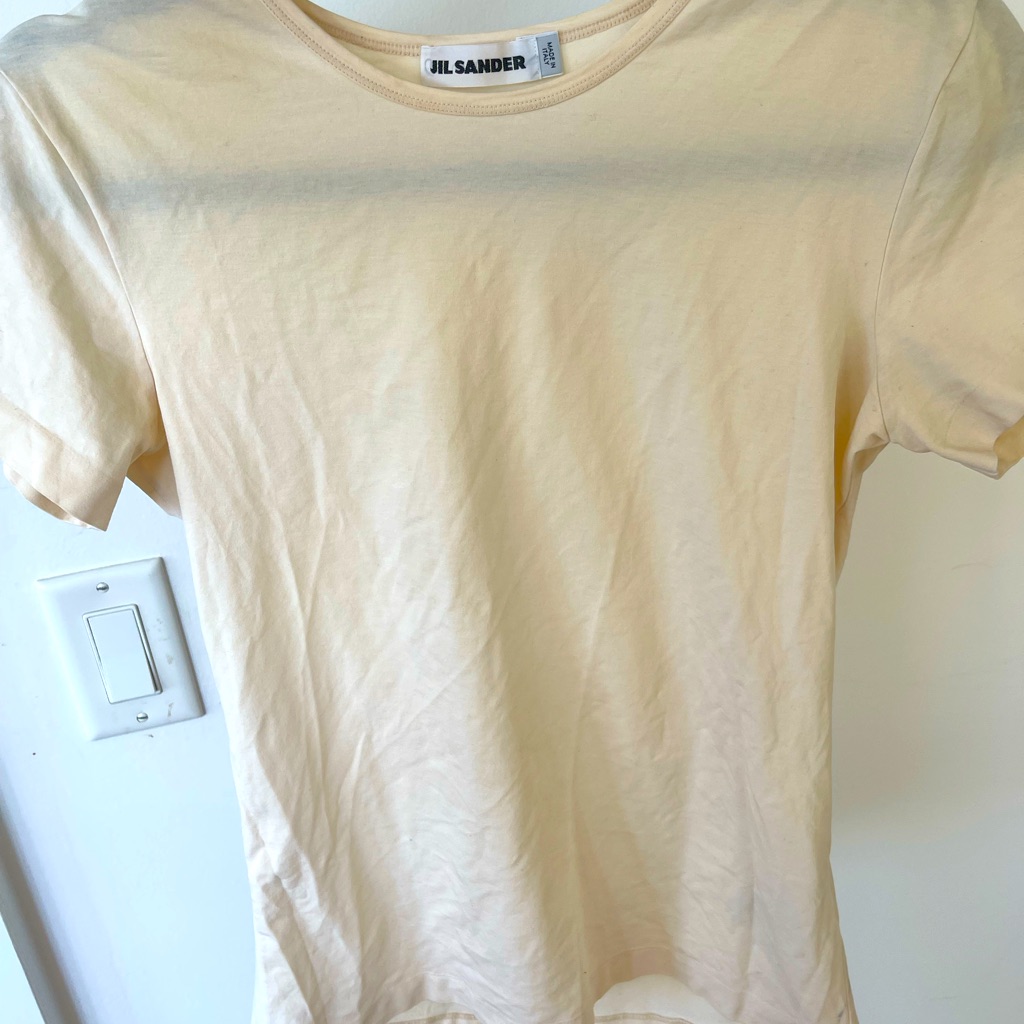 Jil Sander - Cream Basic Tshirt